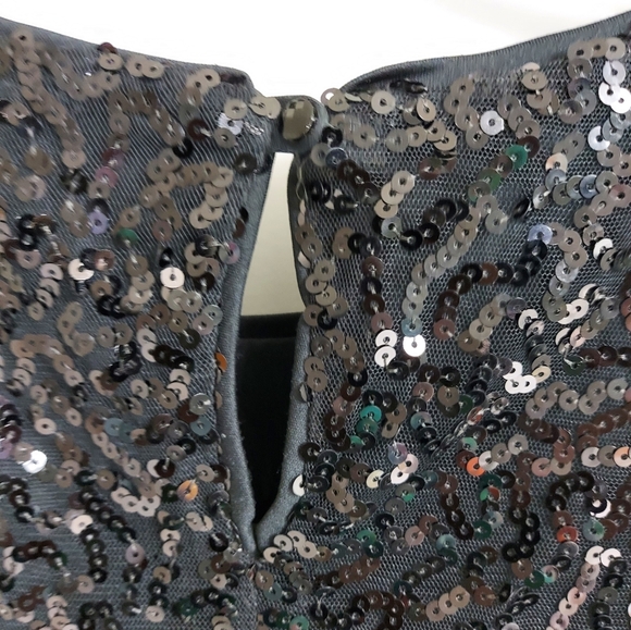 EUC Women's Pink Collection mini sequin dress, L p2p 18-21", Length 31" - Picture 9 of 9